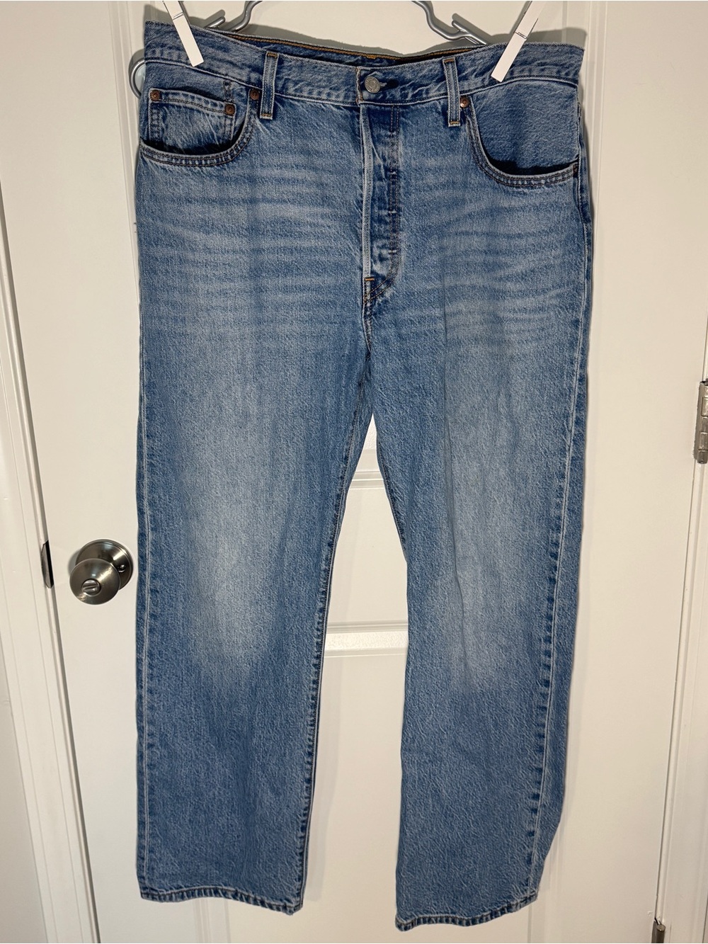Levi's 501 '90s Jeans Mens 32x30 Medium Blue Premium Denim Waterless Big E Reiss